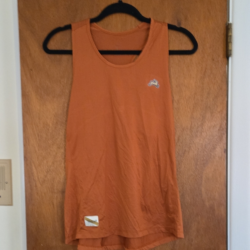 Orange Tank Top with Logo
